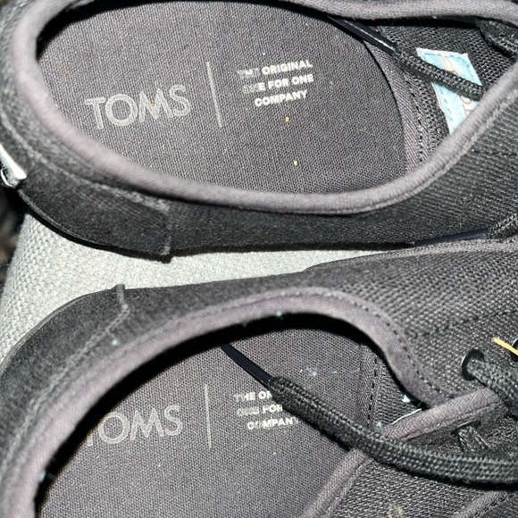 Toms Espadrilles Sneakers Black Women 10 - Picture 6 of 6